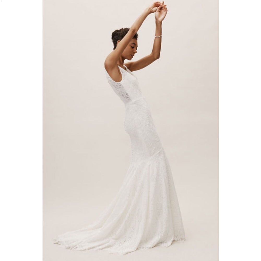 BHLDN Lace Be A Lady Gown